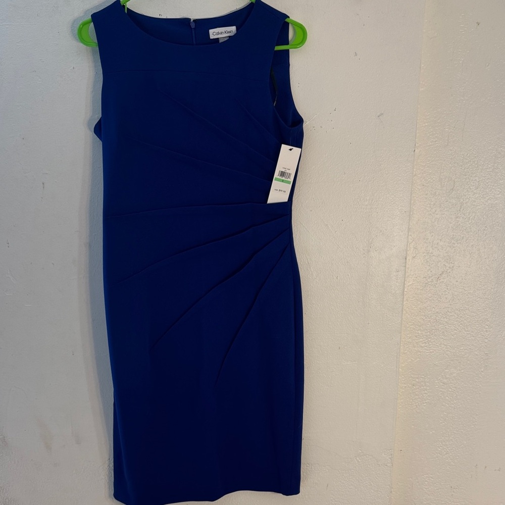Calvin Klein Women's Royal Blue Mini Dress size 8